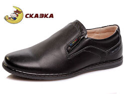 р.34,35,37 Туфли для мальчиков сказка R031534517 Black  