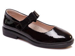 р.31,32 Туфли Weestep R856154346 Black лаковые  