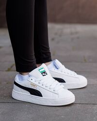 р.36-38 Кроссовки Puma Suede XL White Black PM030