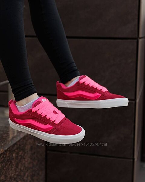 р.37-41 Кроссовки Vans Knu Skool Pink White VN002