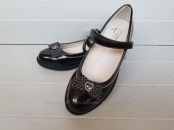 р.34,36,37  Туфли Tom. m 3746A Black бант