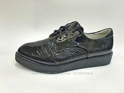 р.33 туфли лаковые Том. М 0759В шнурки