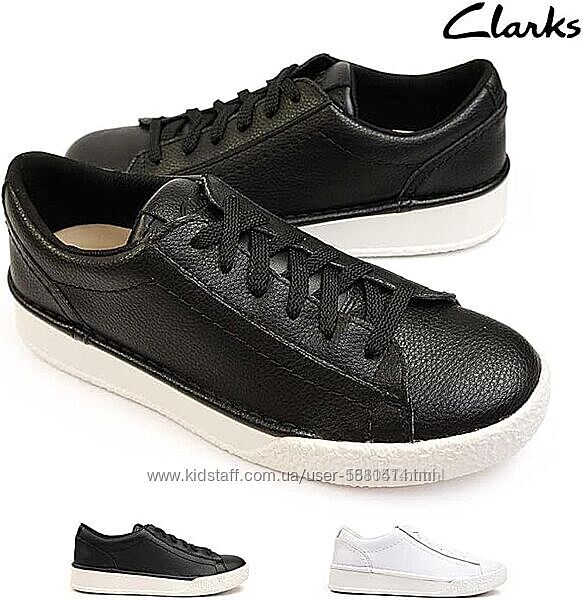 р.39.5 Clarks женские кожаные кроссовки оригинал