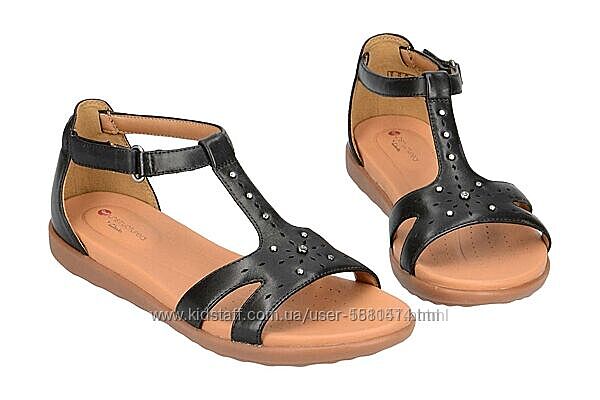 р.38 Clarks женские кожаные босоножки оригинал