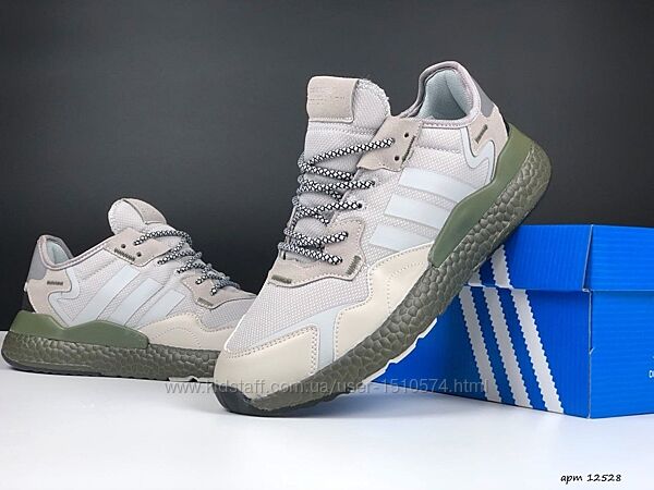 р.41-46 Кроссовки Adidas Nite Jogger Boost серый KS 12528