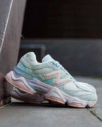 р.36-41 Кроссовки New Balance 9060 Mint Grey Orange NB153