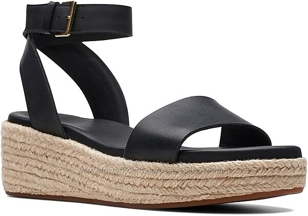 р.38 Clarks женские  кожаные босоножки оригинал