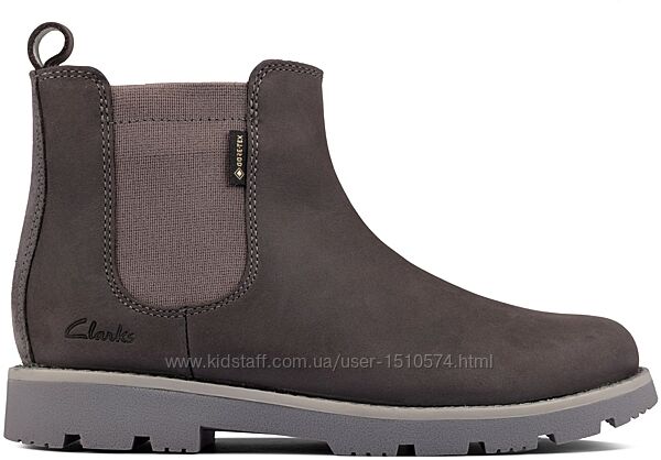 р.38 Clarks женские  Gore-tex кожаные ботинки оригинал