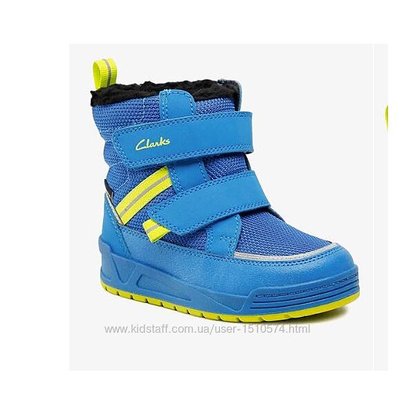 р.27.5 Clarks зимние детские ботинки оригинал