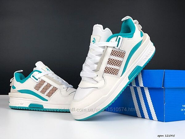 р.37-46 Кроссовки Adidas Forum IE7114 бело/мятные Артикул KS 12545