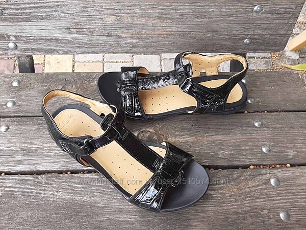 р.39 Clarks кожаные спортивные сандалии оригинал