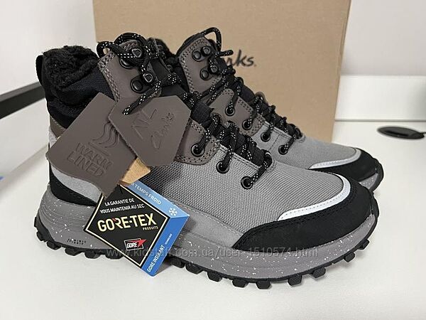 р.39 Clarks женские зимние ботинки  Gore-Tex оригинал