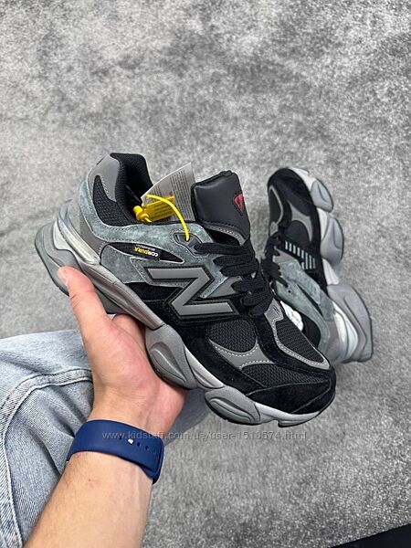 Р.41-46 кроссовки new balance 9060 black grey cordura артикул 0600