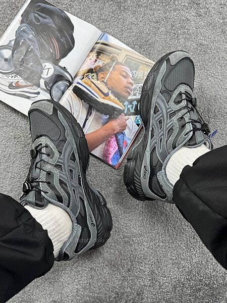 Р.41-46 кроссовки asics gel nyc gore-tex dark grey артикул 0651