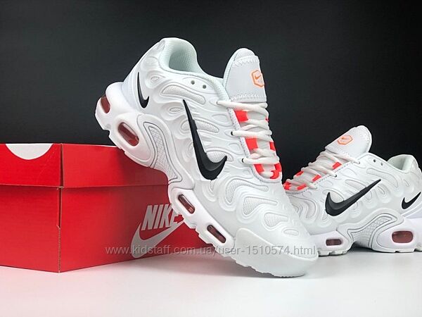 р.41-45 Кроссовки Nike Air Max TN Plus Drift белые KS 12548 