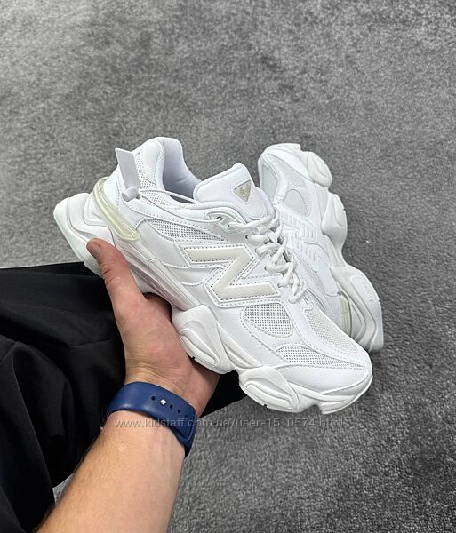 р.37-45 Кроссовки New Balance 9060 All White Артикул 0656