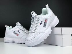 р.36-40 Кроссовки Fila X Alife Disruptor II белые KS 12553
