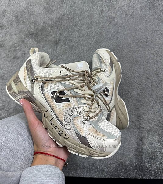 р.37-41 Кроссовки New Balance 530 Custom Baige 0659