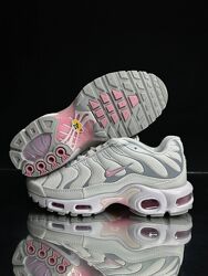 р.37-40 Кроссовки Nike air max plus tn white grey pink 0492