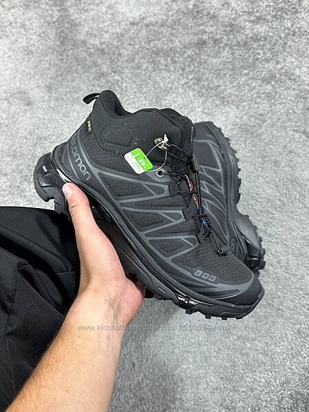 р.41-46 Кроссовки Salomon XT-4 Black Gore Tex мех 0666