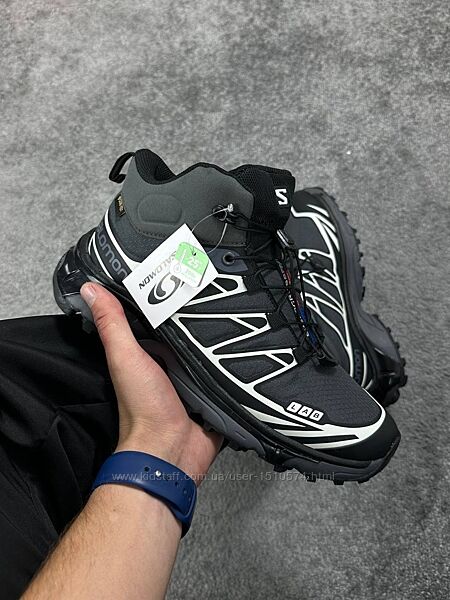 р.41-46 Кроссовки Salomon xt-4 grey gore tex 0667