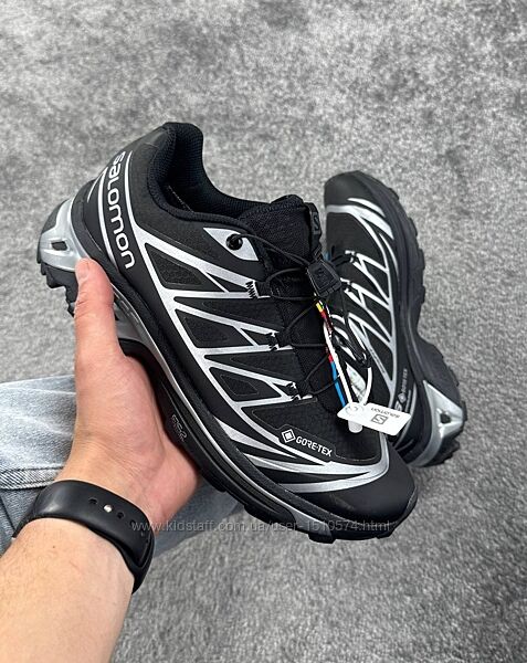 р.40-45 Кроссовки Salomon XT-6 Black Silver Gore Tex 0474