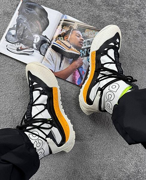 Р.40-45 кроссовки nike acg terra antarktik gore-tex black white  0175