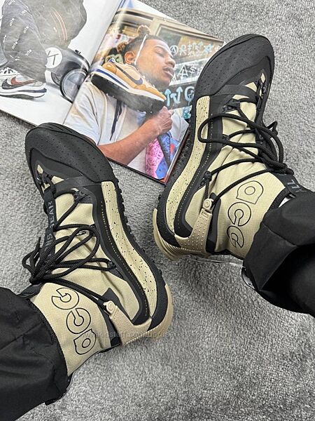 Р.40-45 кроссовки nike acg terra antarktik gore-tex beige black   0174