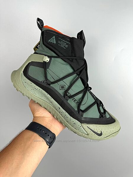 Р.40-45 кроссовки nike acg terra antarktik gore-tex black khaki  0173