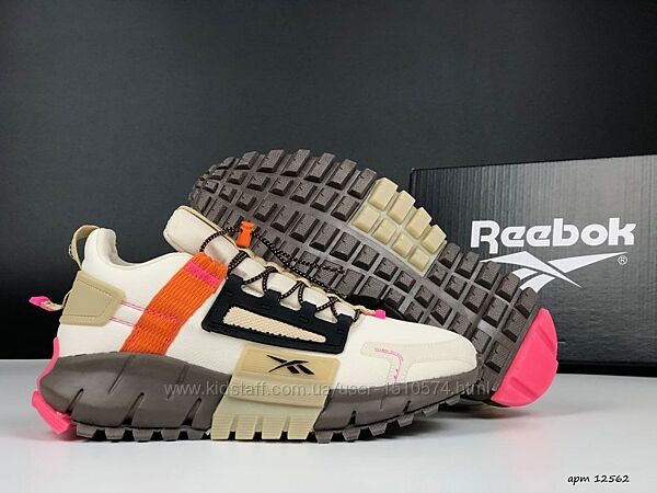р.36-41 Кроссовки Reebok Zig Kinetica Edge бежевые термо KS 12562