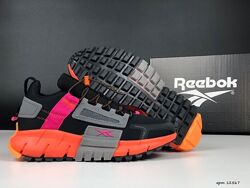 р.36-41 Кроссовки Reebok Zig Kinetica Edge черно/оранжевые термо KS 12567