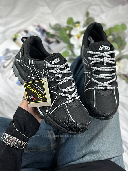 р.37-45 Кроссовки Asics Gel-Kahana 8 Black Gore-Tex 0673