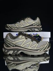 р.40-46 Кроссовки Salomon XT-6 Brown Beige Gore-Tex  0408