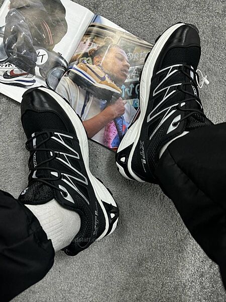 р.41-46 Кроссовки Salomon XT-6 Expanse Black White Gore-Tex 0683