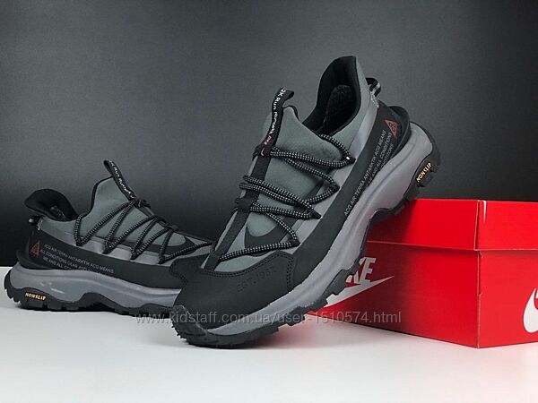 р.41-45 Кроссовки Nike ACG Air Terra Antarktik серо/черные термо KS 12570