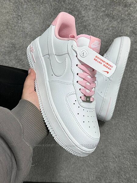 р.36-41 Кроссовки Nike Air Force White Pink 0693
