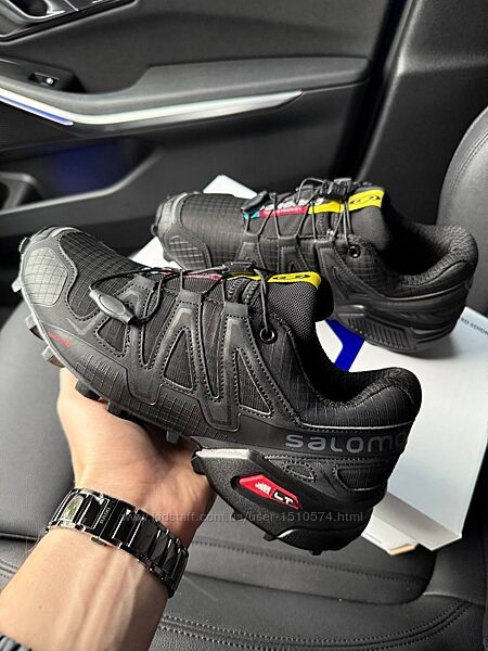 р.41-46 Кроссовки Salomon Speedcross 4 Black SL022