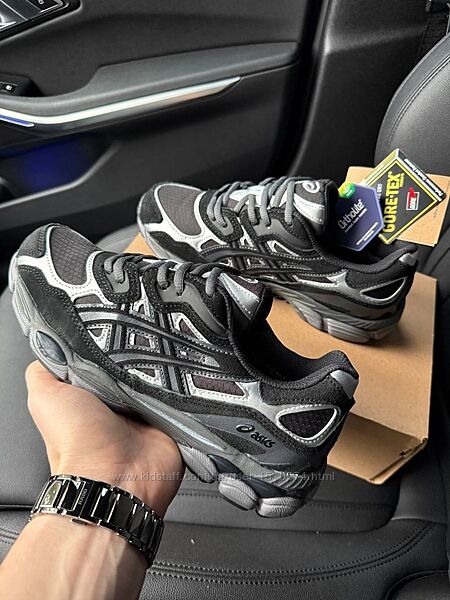 р.41-45 Кроссовки Asics Gel-NYC Gore-Tex Graphite Grey Black AS031
