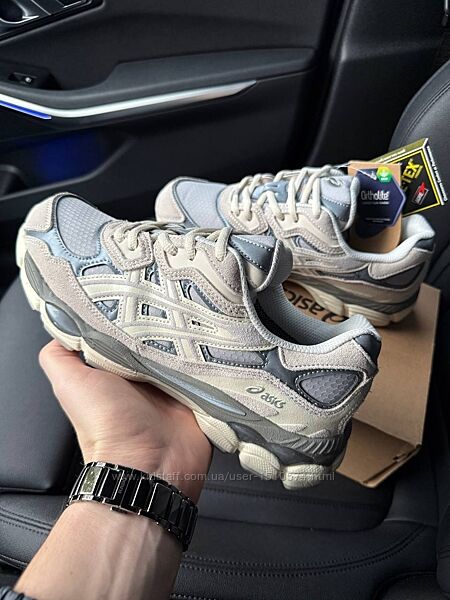 р.41-45 Кроссовки Asics Gel-NYC Gore-Tex Beige Silver AS032