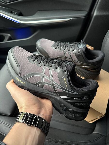 р.41-46 Кроссовки Asics Gel Kayano 27 Gore-Tex Black Purple AS034