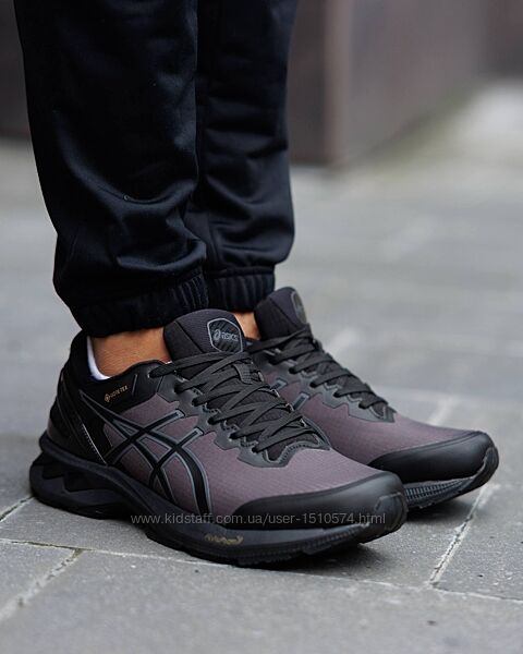 р.41-46 Кроссовки Asics Gel Kayano 27 Gore-Tex Black Purple AS034