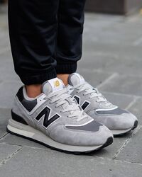 р.41-46 Кроссовки New Balance 574 Silver Grey NB155