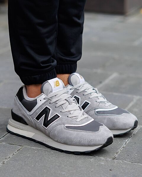 р.41-46 Кроссовки New Balance 574 Silver Grey NB155