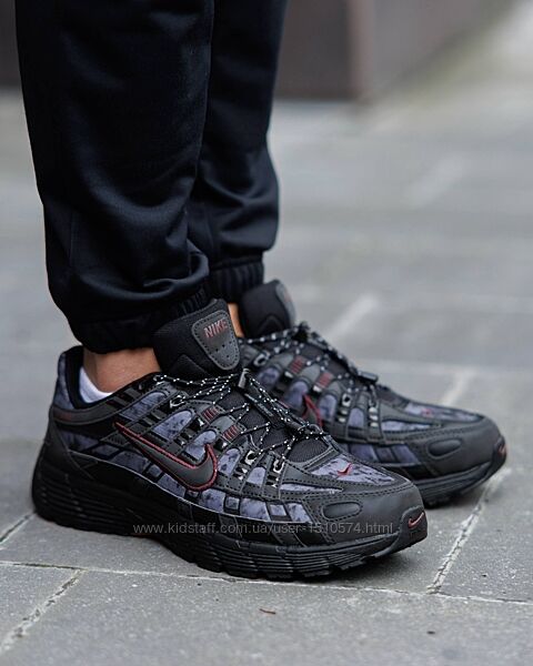 р.41-45 Кроссовки Nike P-6000 Black Grey NK322