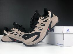 р.41-46 Кроссовки Salomon Supercross 4 бежевые термо KS 12584