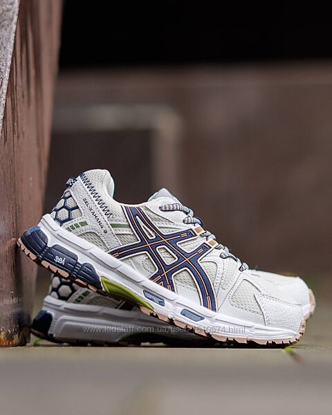 р.37-41 Кроссовки Asics Gel Kahana 8 Beige Blue термо AS035