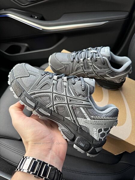 р.37-41 Кроссовки Asics Gel Kahana 8 Dark Grey термо AS039
