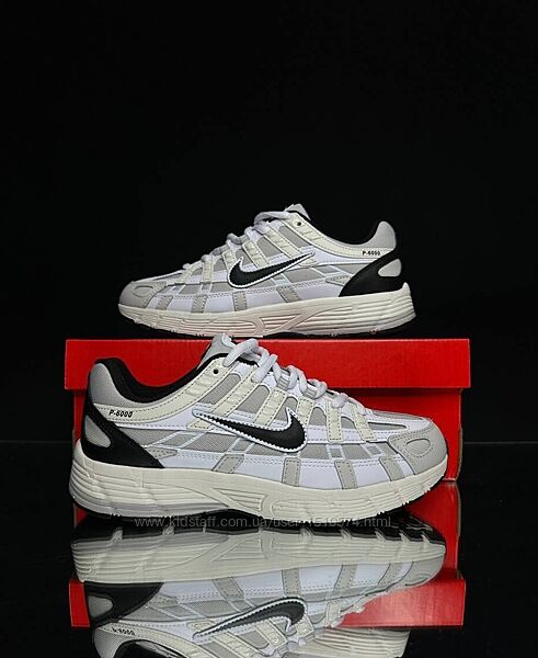 р.36-41 Кроссовки Nike P-6000 White Black Gore Tex 0708