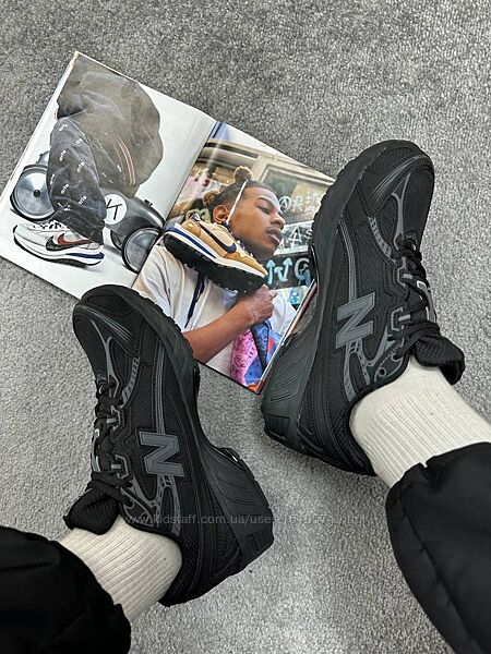 р.41-46 Кроссовки New Balance 740 Black Cordura 0697