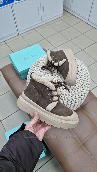 р.36-40 Зимние натуральные подростковые/женские сапоги фирмы TM. Itts KT101